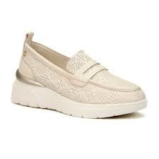 Carmela Moc Style Shoe on Wedge 161428 - Ice - My Shoe Shop - Loafer