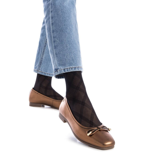 Carmela Pump with Bow 161791 - Bronze - My Shoe Shop - Ballerina