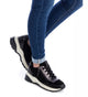 Carmela Sneaker with Side Zip 160195 - Black - My Shoe Shop - Sneaker