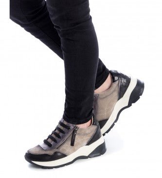 Carmela Sneaker with Side Zip 160195 - Ice - My Shoe Shop - Sneaker