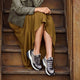 Carmela Sneaker with Side Zip 160195 - Ice - My Shoe Shop - Sneaker