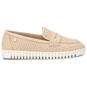 Carmela Soft Sole Leather Moccasin 162303- Beige - My Shoe Shop - Moccasin