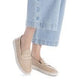 Carmela Soft Sole Leather Moccasin 162303- Beige - My Shoe Shop - Moccasin