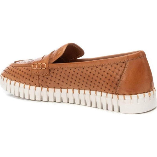 Carmela Soft Sole Leather Moccasin 162303 - Camel - My Shoe Shop - Moccasin