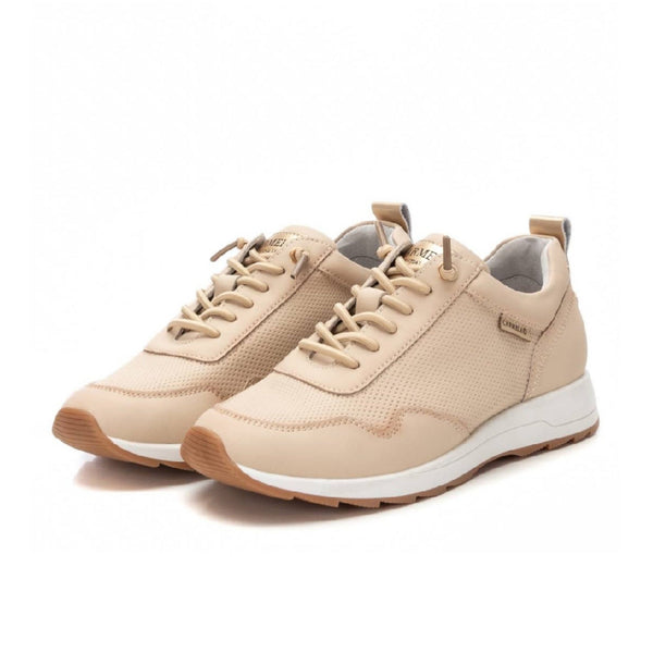 Carmela Soft Sole Leather Sneaker 162152 - Beige - My Shoe Shop - Sneaker