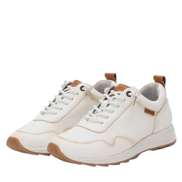 Carmela Soft Sole Leather Sneaker 162152 - White - My Shoe Shop - Sneaker