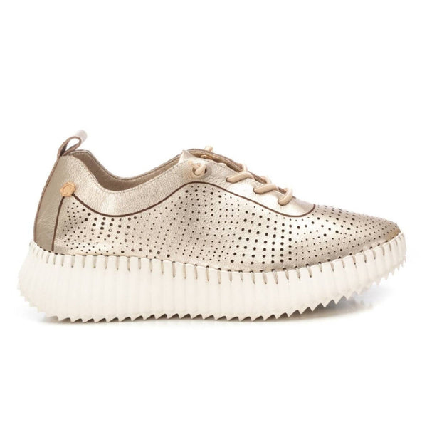 Carmela Soft Sole Leather Sneaker 162369 - Gold - My Shoe Shop - Sneaker