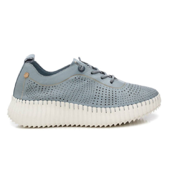 Carmela Soft Sole Leather Sneaker 162369 - Jeans - My Shoe Shop - Sneaker