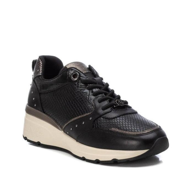 Carmela Stylish Sneaker with small studs 161824 - Black - My Shoe Shop - Sneaker