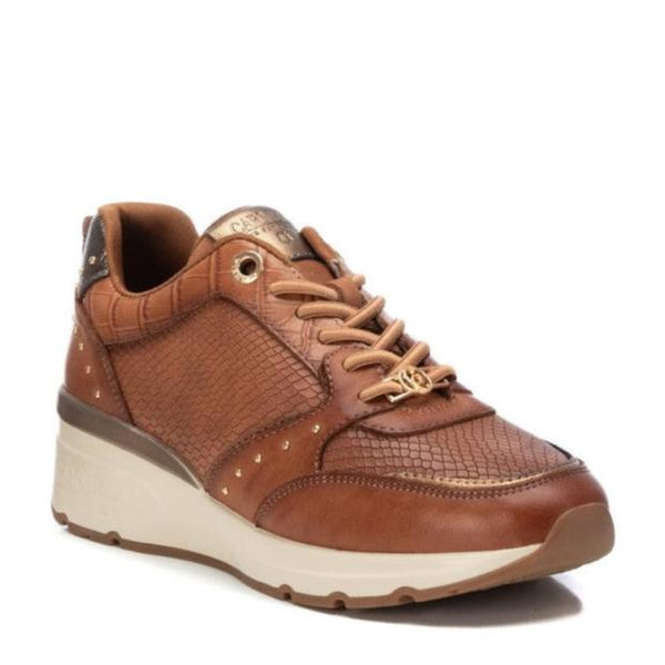 Carmela Stylish Sneaker with small studs 161824 - Camel - My Shoe Shop - Sneaker