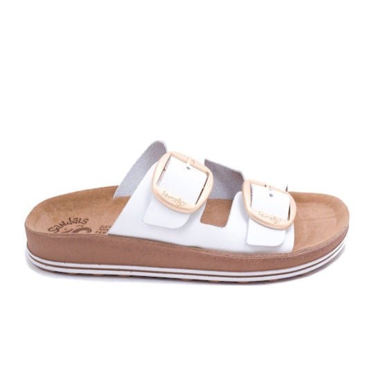 Fantasy Fuss Bubble Sandal S310 Despoina - White - My Shoe Shop - sandal