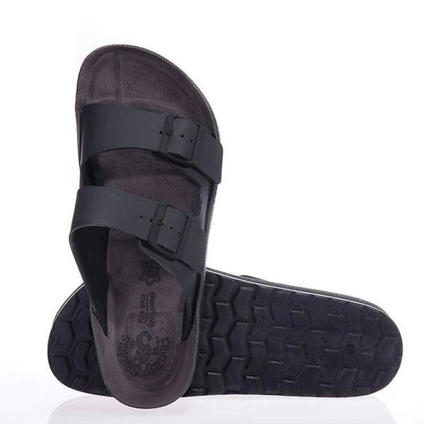 Fantasy Sandals S001 Leonidas for Men – Black - My Shoe Shop - Sandals