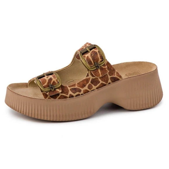 Fantasy Sandals S2100 Rochelle - Giraﬀe - My Shoe Shop - Sandals