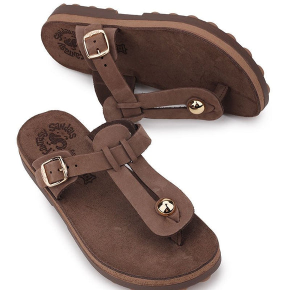 Fantasy Sandals S9004 Mirabella – Brown - My Shoe Shop - Sandals