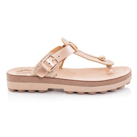 Fantasy Sandals S9004 Mirabella - Rosegold Lizard - My Shoe Shop - Sandals