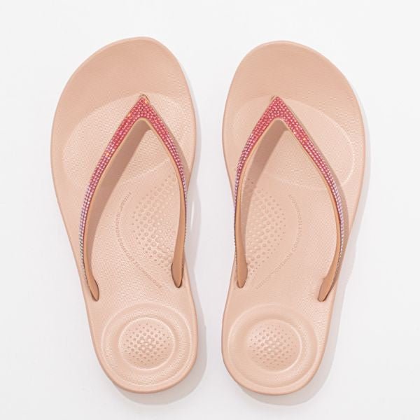 FitFlop Iqushion Ombre Sparkle - beige - My Shoe Shop - Slipslop