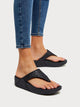 Fitflop Lulu Crystal Embellished - All Black - My Shoe Shop - Comfort