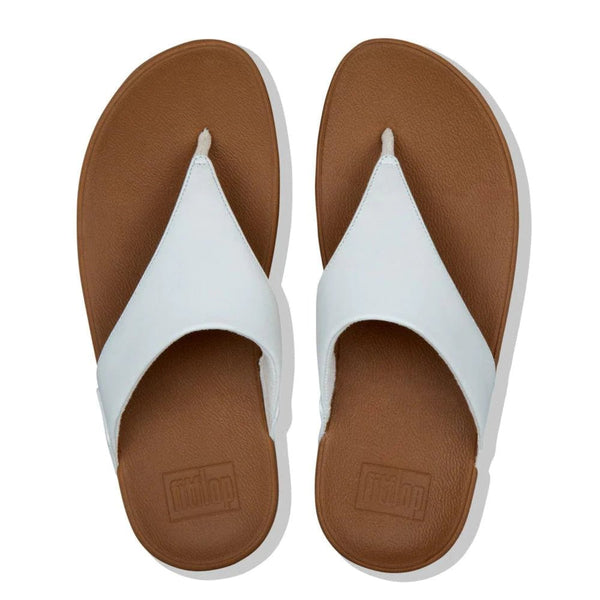 FitFlop Lulu Leather - White - My Shoe Shop - Comfort