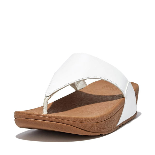 FitFlop Lulu Leather - White - My Shoe Shop - Comfort
