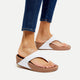FitFlop Lulu Leather - White - My Shoe Shop - Comfort