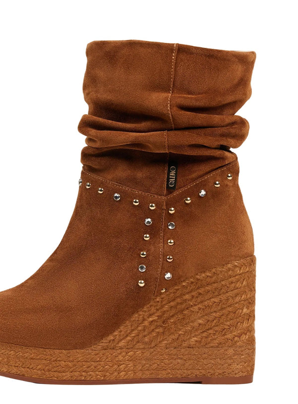 Gaimo Alya Wedge Boot - Brown - My Shoe Shop - boot