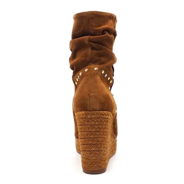 Gaimo Alya Wedge Boot - Brown - My Shoe Shop - boot