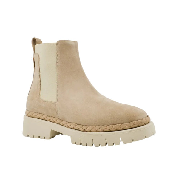 Gaimo Catrina V0007 Ankle Chunky Boot- Off White - My Shoe Shop - boot