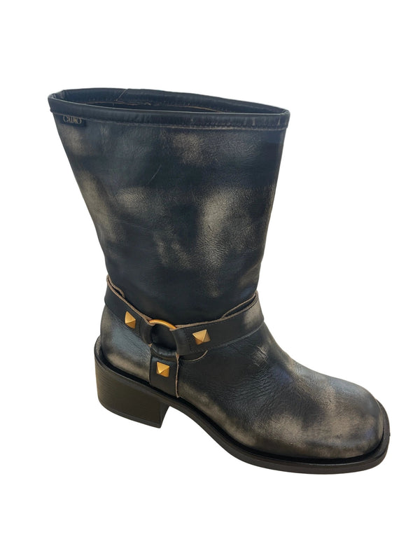 Gaimo Gabina V0004 Biker Boot - Black - My Shoe Shop - boot