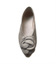 Gaimo Isbel Suede Espadrille Ballerina with Rose - Kangaroo - My Shoe Shop - General
