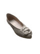 Gaimo Isbel Suede Espadrille Ballerina with Rose - Kangaroo - My Shoe Shop - General