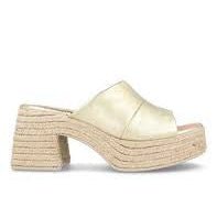 Gaimo Kala V0021 Slip in Mule with Block Heel -Odin Carrara - My Shoe Shop - Espadrille