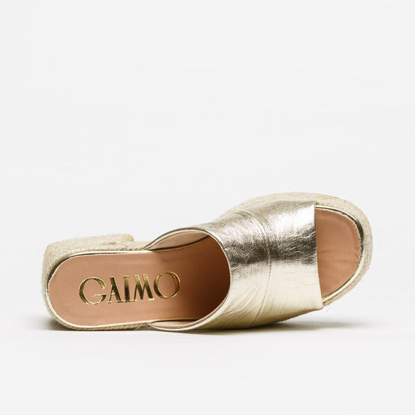 Gaimo Kala V0021 Slip in Mule with Block Heel -Odin Carrara - My Shoe Shop - Espadrille