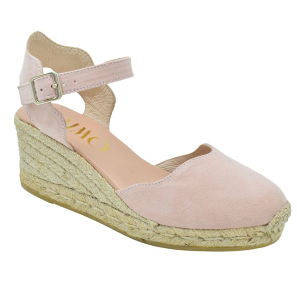 Gaimo Roland Closed Espadrille Wedge - Contour Nude Pink - My Shoe Shop - General