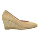 Gaimo Suede Closed Pointy Espadrille Wedge - Camel - My Shoe Shop - General