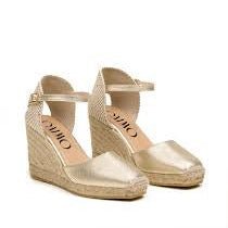 Gaimo Yosie V0042 Leather Closed Square nose Espadrille Wedge - Odin Carrara (7) - My Shoe Shop - Wedge
