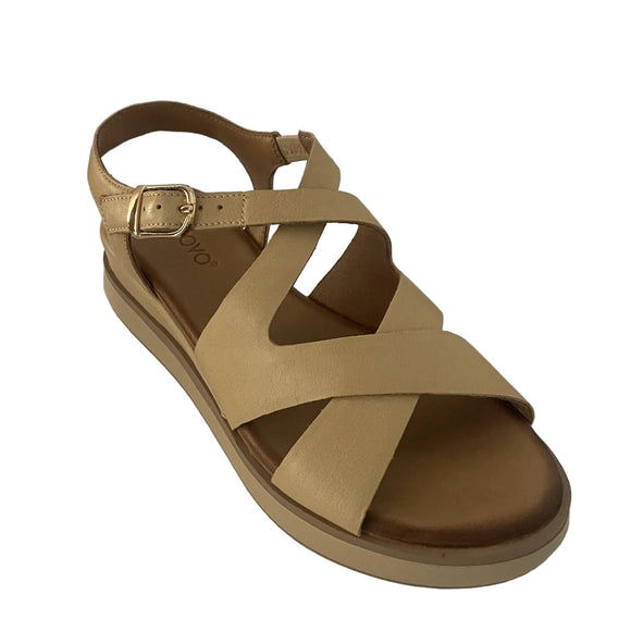 Inuovo 113120 Strappy Low Wedge Sandal - Scissors - My Shoe Shop - sandal