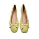 Inuovo A92001 Leather Pump with Bow - Pistacitio - My Shoe Shop - Ballerina