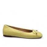 Inuovo A92001 Leather Pump with Bow - Pistacitio - My Shoe Shop - Ballerina