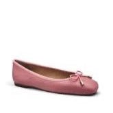 Inuovo A92001 Leather Pump with Bow - Sugar - My Shoe Shop - Ballerina