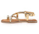 Inuovo Flat Strappy Sandal 966043 - Dark Gold - My Shoe Shop - sandal