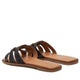 Inuovo Slip on Flat Sandal 981060 - Black - My Shoe Shop - sandal