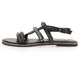 Inuovo Strappy Beaded Sandal 966040 - Black - My Shoe Shop - sandal