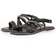 Inuovo Strappy Beaded Sandal 966040 - Black - My Shoe Shop - sandal