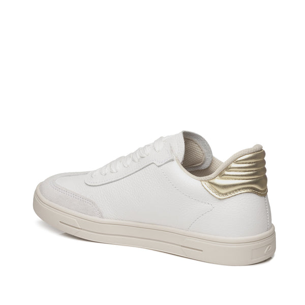 Pegada 211154 - 04 Leather Sneaker with Gold - White - My Shoe Shop - Sneaker