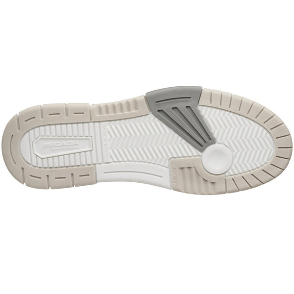 Pegada 212609- 02 Leather Sneaker with Detail - White - My Shoe Shop - Sneaker