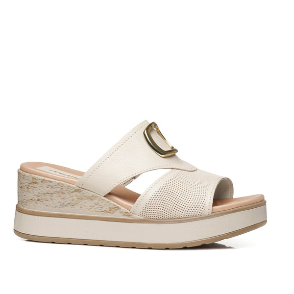Pegada 234206-02 Slip-in Comfort Sandal - Beige - My Shoe Shop - Comfort