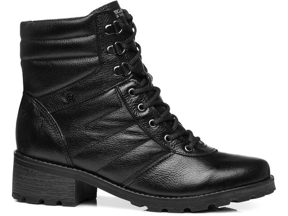 Pegada 281419 - 03 Leather Laceup Boot - Black - My Shoe Shop - boot