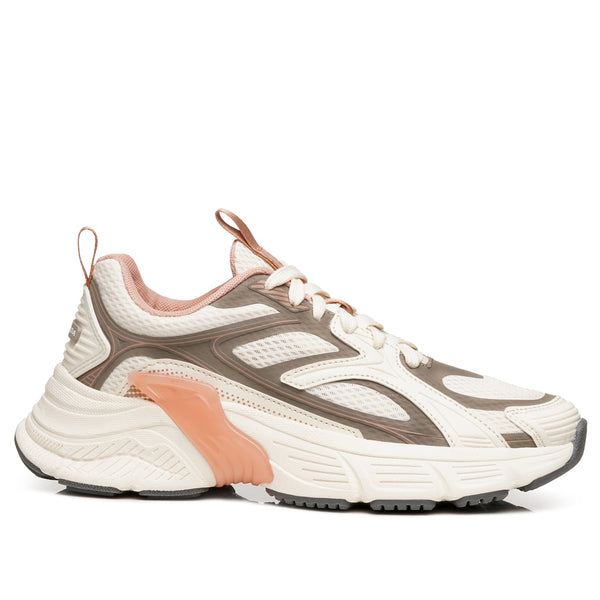 Pegada All Day Comfort Leather Sneaker 291601 - Cream/Taupe - My Shoe Shop - Sneaker