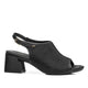 Pegada Leather 234305 Slip-in Heel with Ankle Strap - Black - My Shoe Shop - Heel