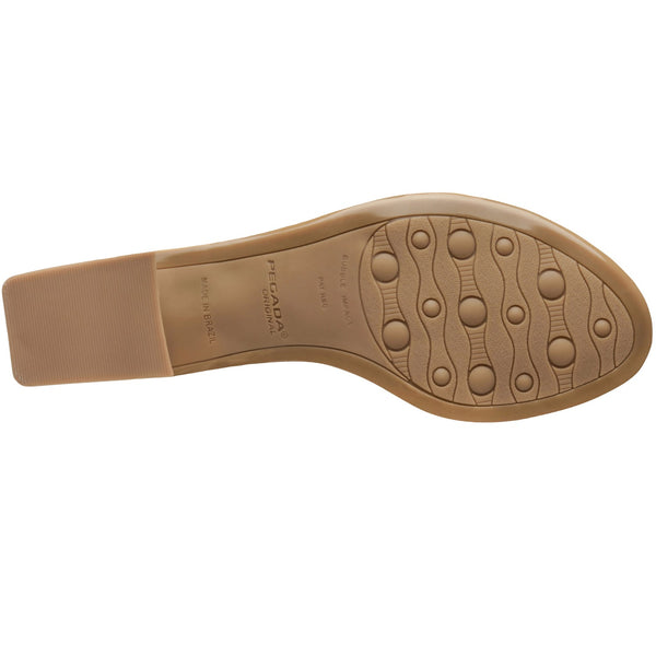 Pegada Leather 234305 Slip-in Heel with Ankle Strap - Camel - My Shoe Shop - Heel